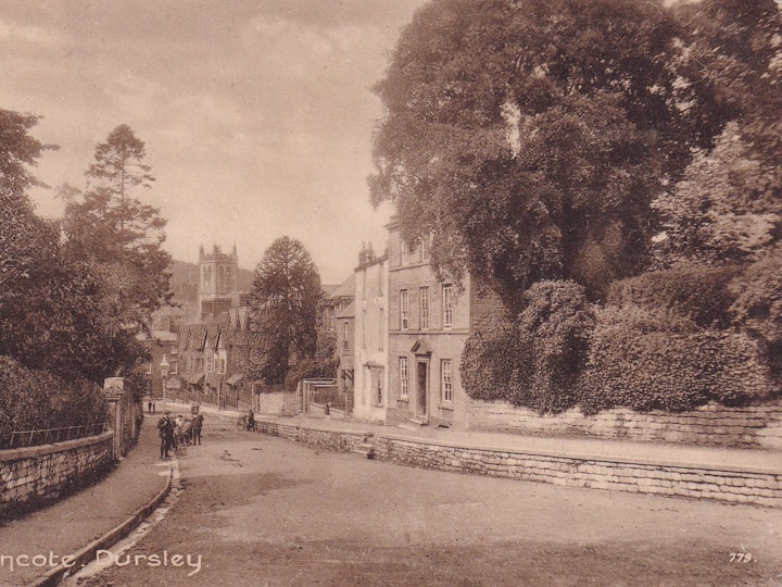 Woodmancote, Dursley posted 3rd July, 1938 (F. Bailey & Son Ltd., Dursley).