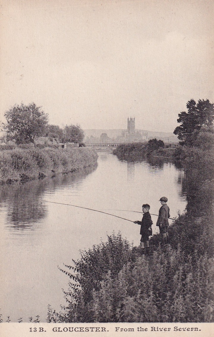 Gloucester in Gloucestershire from the River Severn (Sydney Pitcher, College Court, Gloucester).