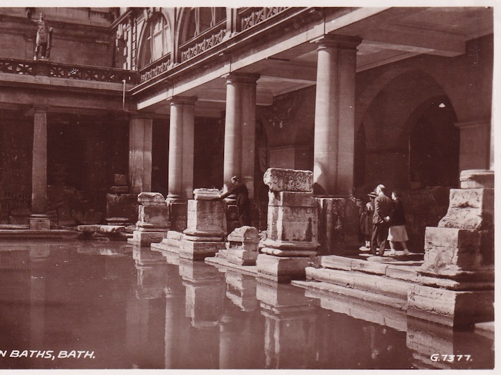 The Roman Baths at Bath (Valentine & Sons, Ltd).