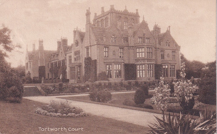 Tortworth Court in Gloucestershire (The Cotswold Publishing Co. Ltd., Wotton-under-Edge) posted 14th April 1914 1/2.