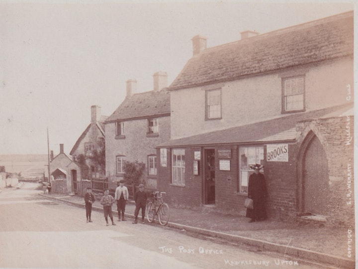 The Post Office, Hawkesbury Upton (E.R. Werrett, Hillsley) posted on July 4th 1907.
