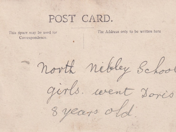 Reverse of the previous image of North Nibley School near Wotton-under-Edge 2/2