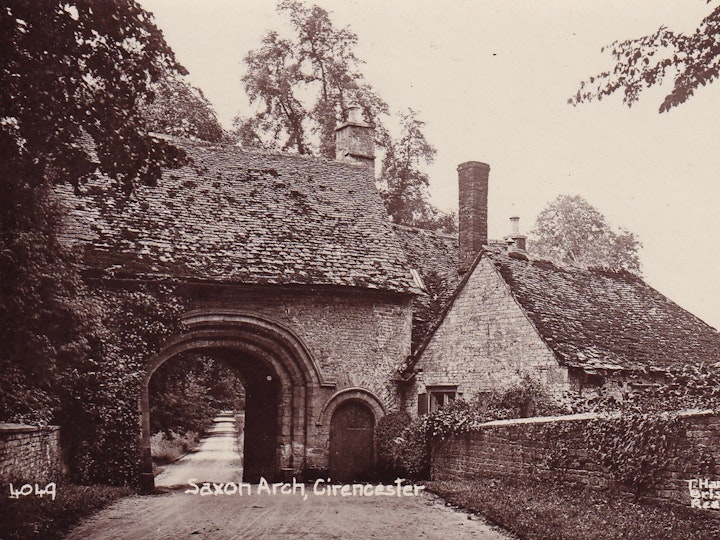 Saxon Arch, Cirencester T. Harding Sons & Co, Bristol, 'Real Photo Series")