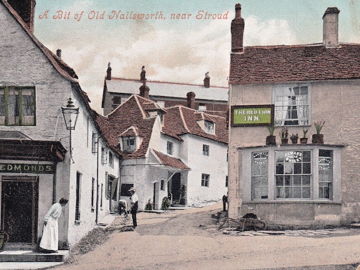 A Bit of Old Nailsworth, near Stroud (Valentine's Series) posted on 24th august 1907.