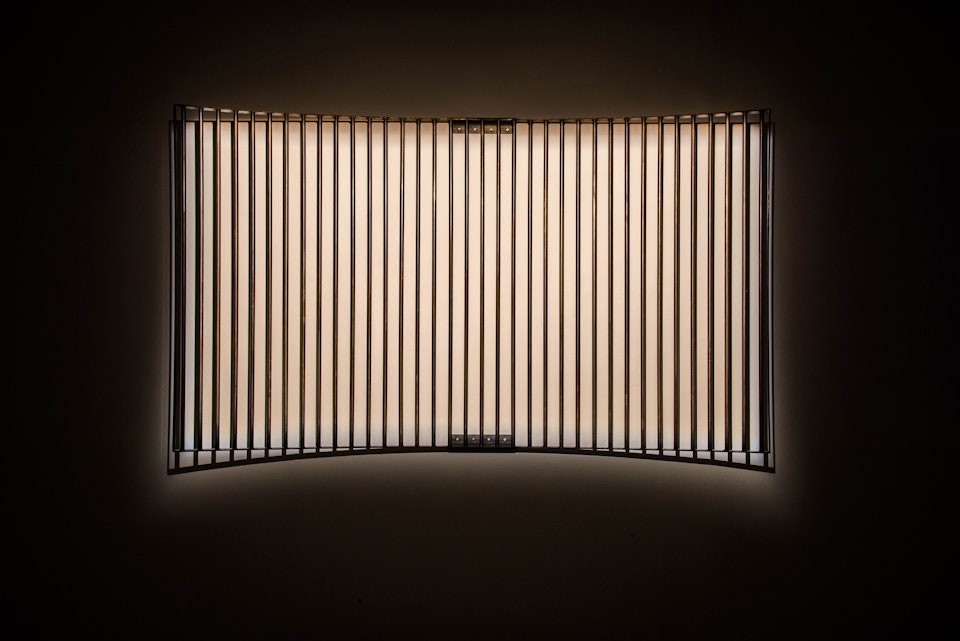 Liwia Dekert, screen, steel and light - Screen, 2021
Steel, light, graphite