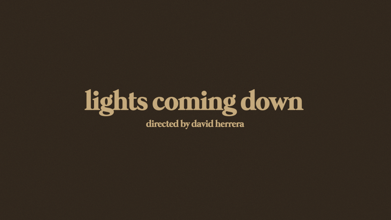 lights coming down -