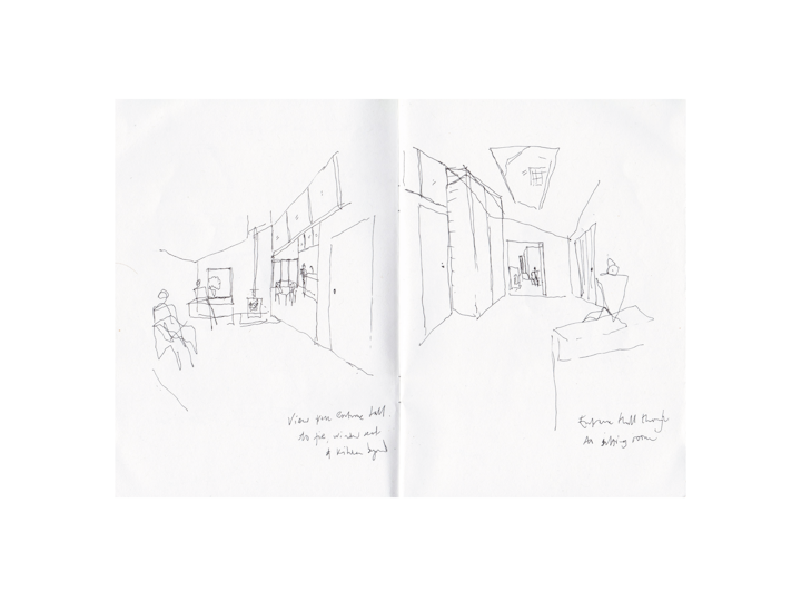 sketch sitting nook