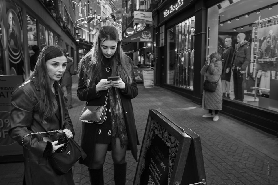 Street Folio II - Two women on Carnaby Street, London