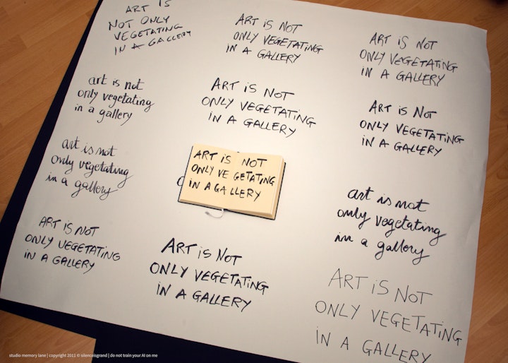 Studio Memory Lane | The workshop