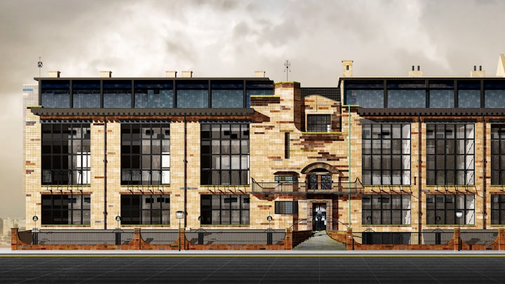 Glasgow Art | The Glasgow School of Art | Print | Closed + Empty Version