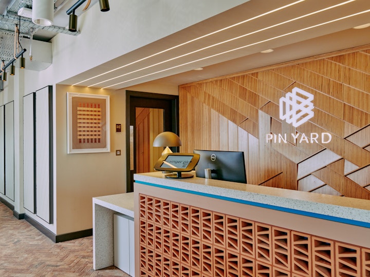Bespoke industrial textile art for Pin Yard Leeds, a build to rent scheme by Grainger