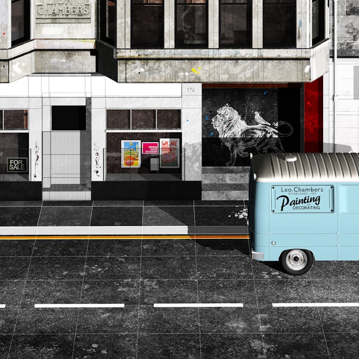 Added poster of another print " Bored In The City" to make a special print pairing.