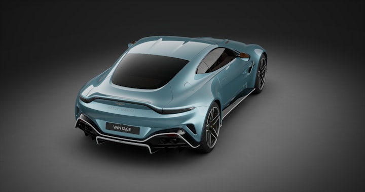 Aston Martin Vantage 2024 in Caribbean blue image 3