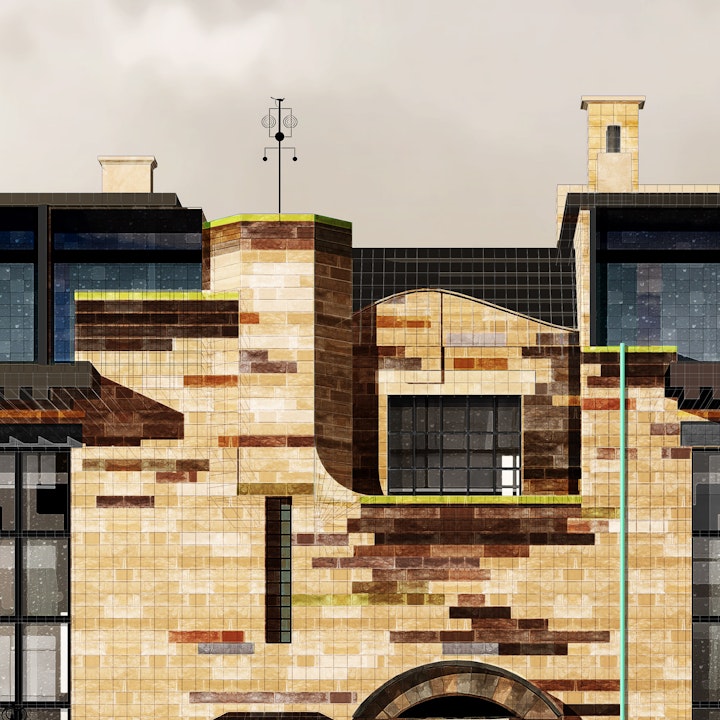 Glasgow School Of Art - Upper detail