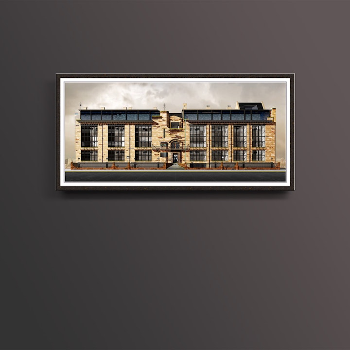 Glasgow School Of Art - Art Print Framed