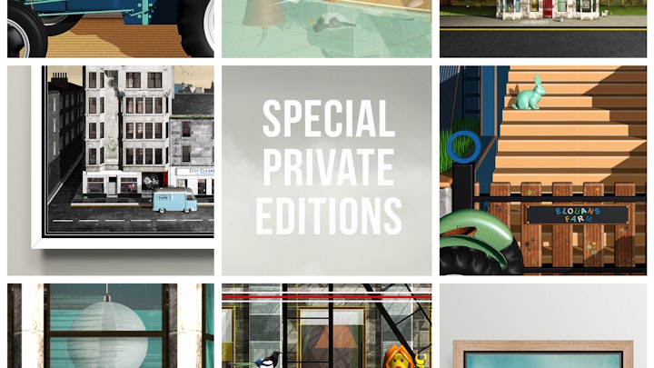 Special Private Editions | Scotland Art | Glasgow Art | Original | Personalised Art