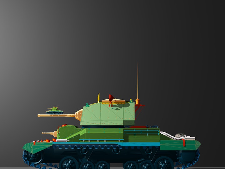 Military Art | Contemporary Tank Art Print