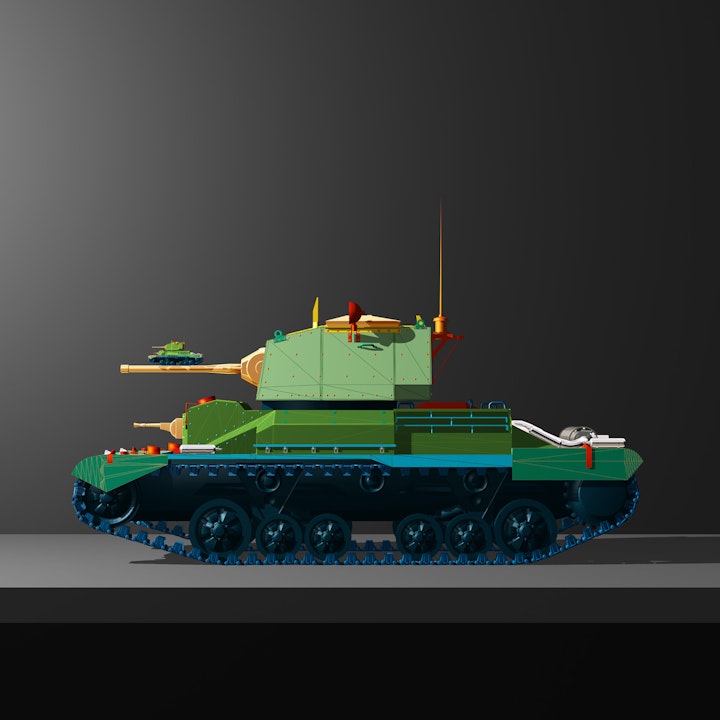 Contemporary Tank Art Print