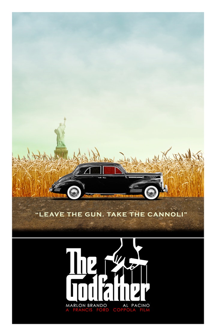 Alternative movie poster art - The Godfather - available to buy