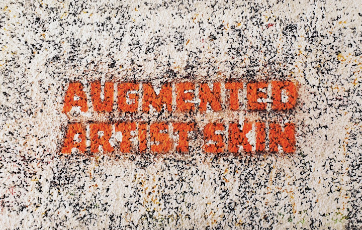 "Augmented Artist Skin" (V1)
Mixed media - 60x30cm