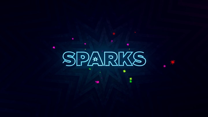 MONTACLE - SPARKS/SNAPS title card for BBC iPlayer
