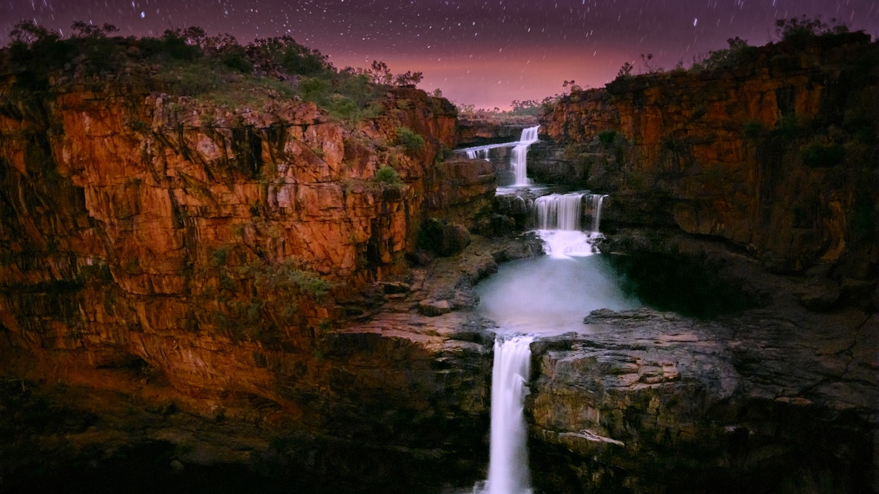 Mitchell Falls by Starlight