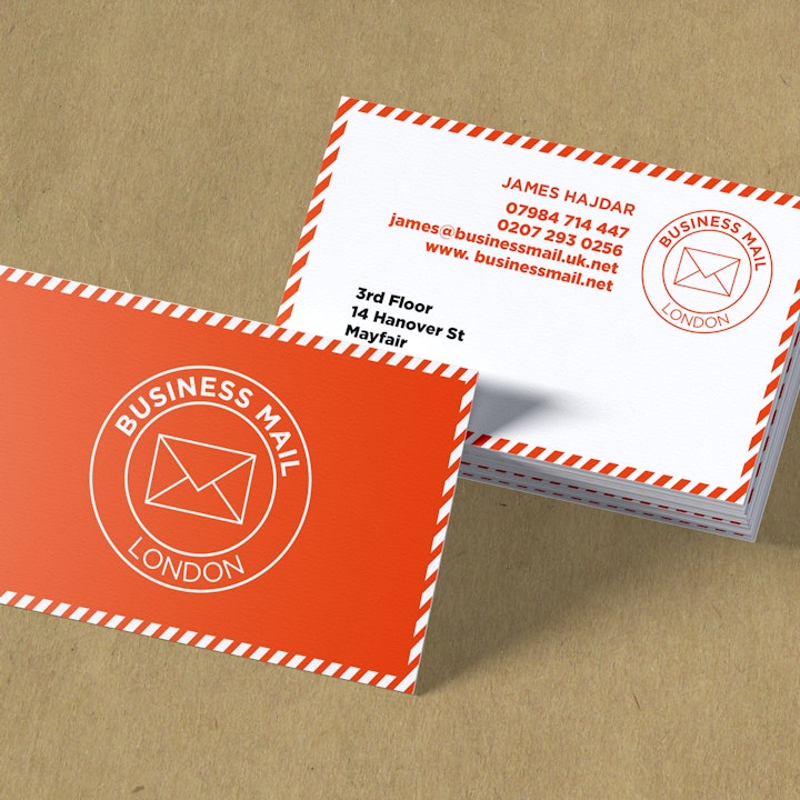 Branding for a mail franking company.