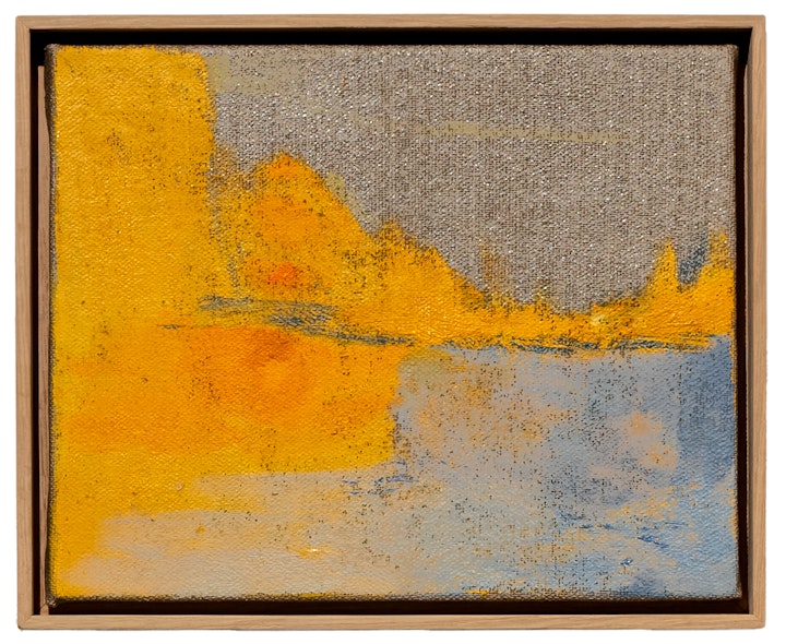 IMG_2329 - Yövahdissa I (klo 03:55), 2025
Oil on canvas,
27cm x 33,5cm,
Oak frames,
Photograph:
Sandra Vuori