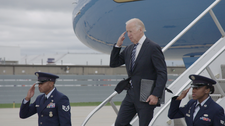 The Circus: Inside the Greatest Political Show on Earth (clip traveling w/Biden)