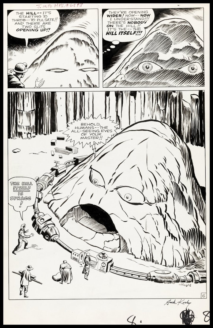 Jack Kirby JOURNEY INTO MYSTERY #68 1961 Page6 Original Art