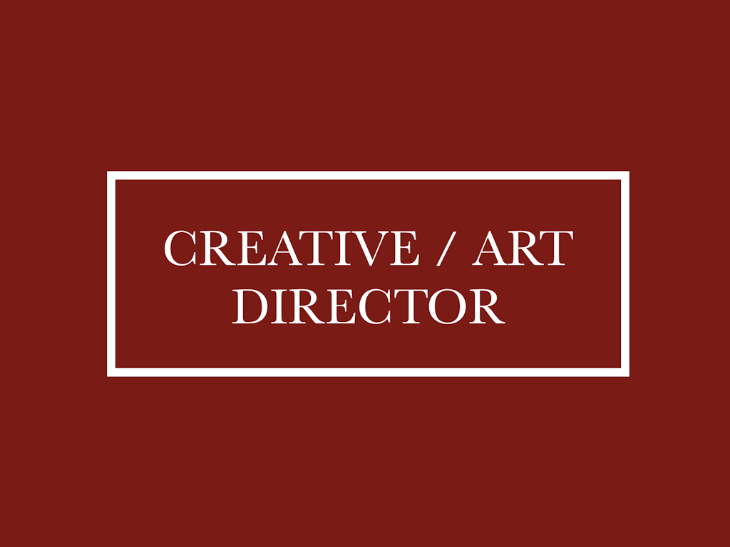 Creative/ Art Director