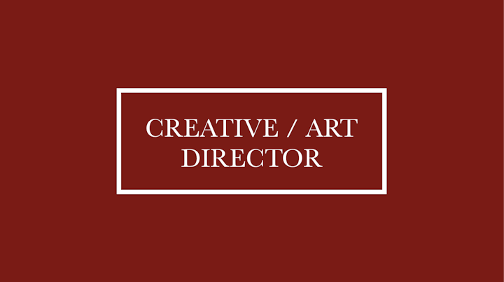 Creative/ Art Director