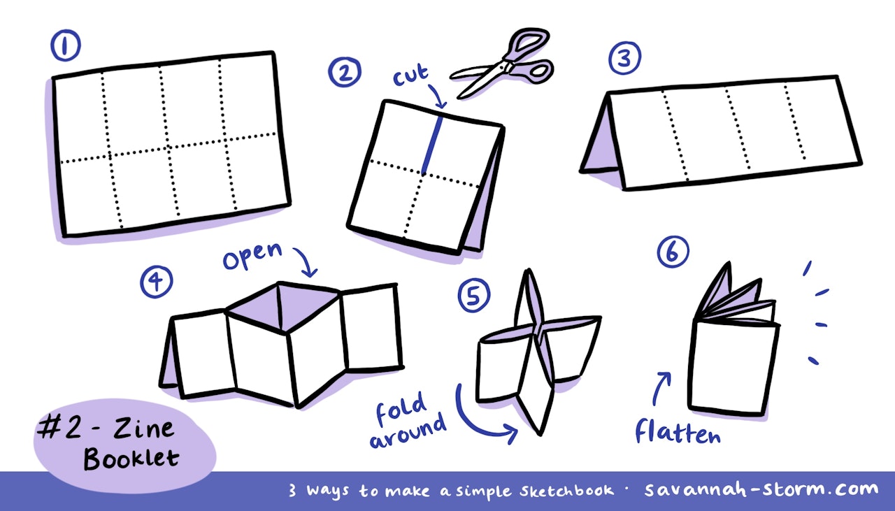 How To Make A Paper Book Step By Step