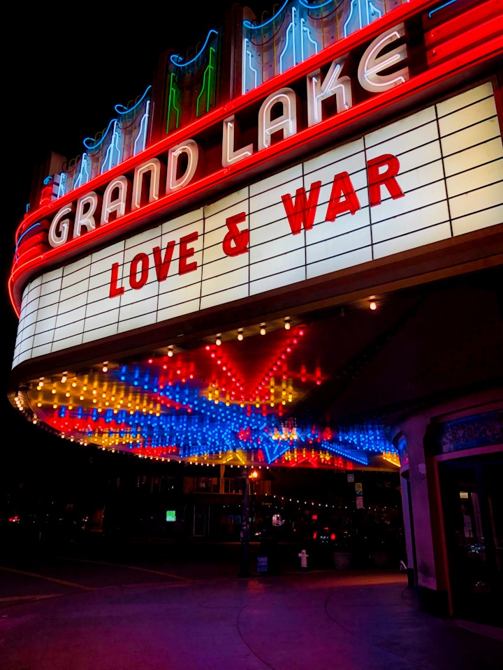 Location, location, location!  The Grand Lake Theatre - an Oakland landmark.