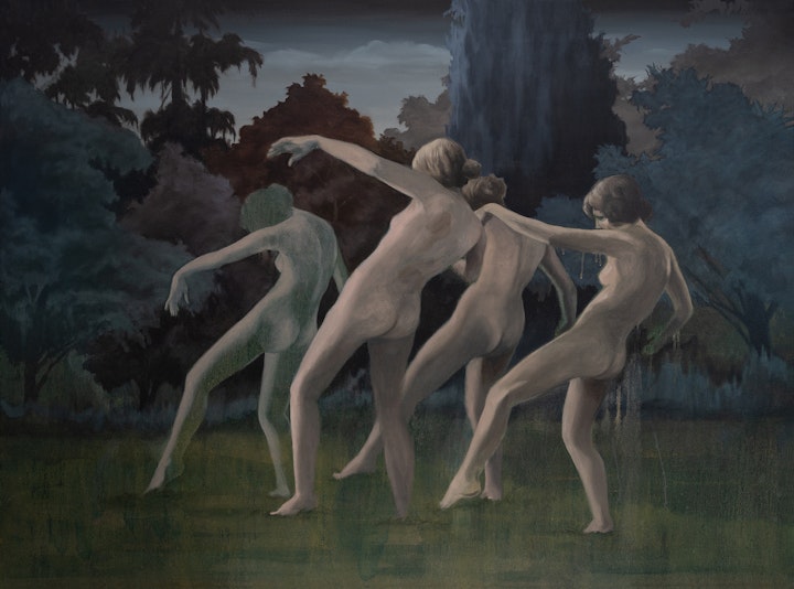 Four Women in the Garden, 2023
oil on canvas
115 x 155 x 2,5 cm