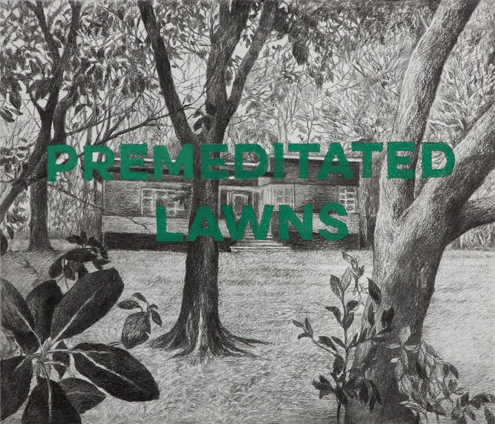 Premeditated Lawns, 2021
charcoal and chalk pastel on Fabriano
artwork size: 60 x 70 cm