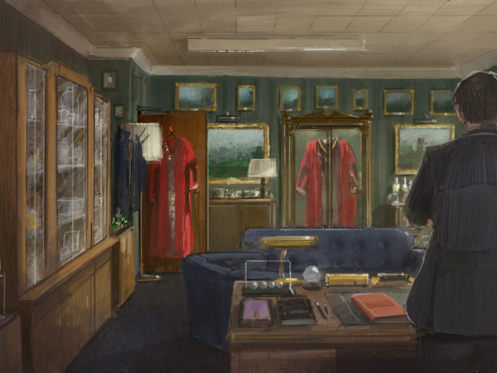 'Mayor's office' - illustration by Jonathan Houlding