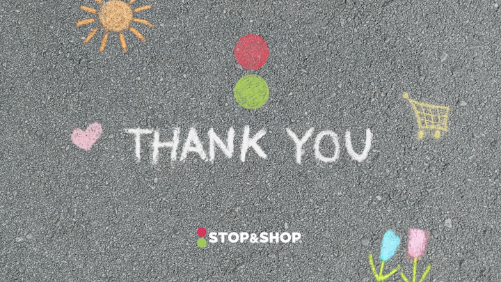 Stop & Shop 'Thank You'