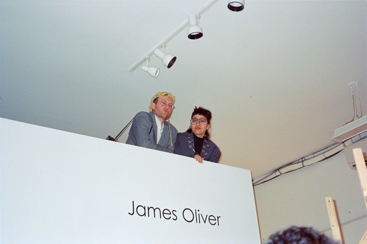 NEXT STOP - Sophia and N.K. ready for the show.