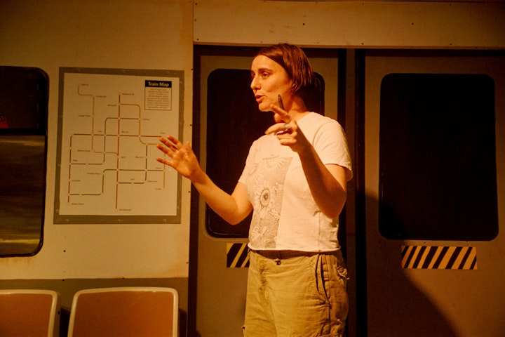 NEXT STOP - Speaking with the cast and crew one final time at dress rehearsal.