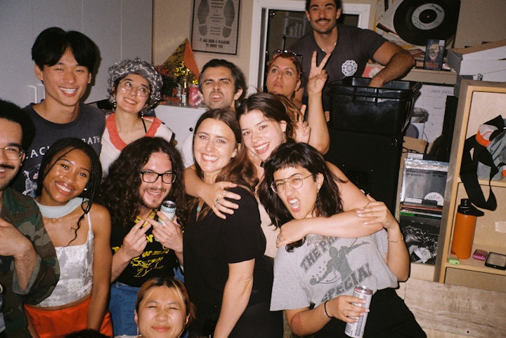 A DAY IN THE LIFE - Backstage with some of the cast after the play had wrapped on show night.