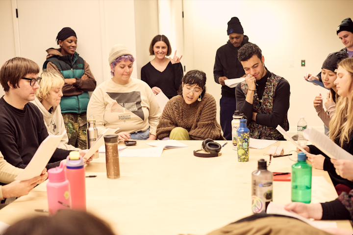 NEXT STOP - The table read (our first meeting as cast and crew) was held at Ray Philly in Fishtown.