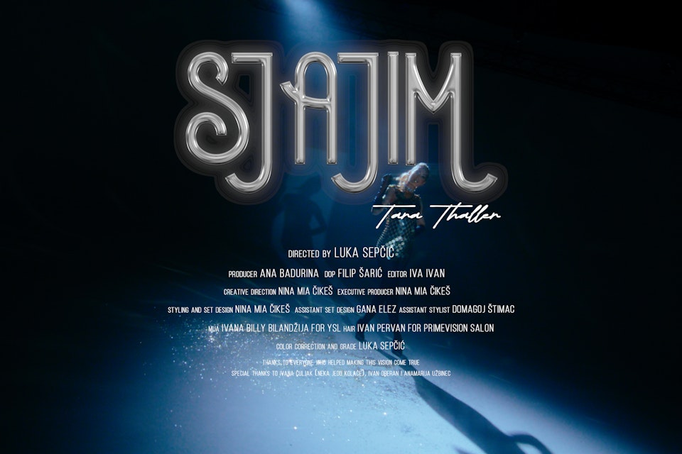 TARA THALLER - SJAJIM              (OFFICIAL MUSIC VIDEO 2023) - SJAJIMFRAME100