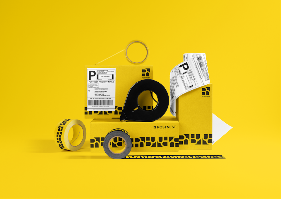 Postnest visual identity -