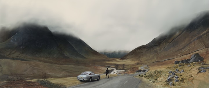 Skyfall || 007 Highlands on the kitchen table