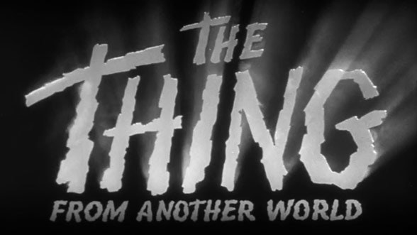 The Thing From Another World Title.