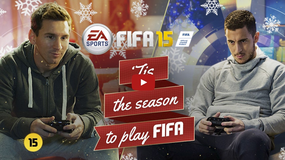 EA Fifa 15 Christmas 'Messi vs Hazard'
