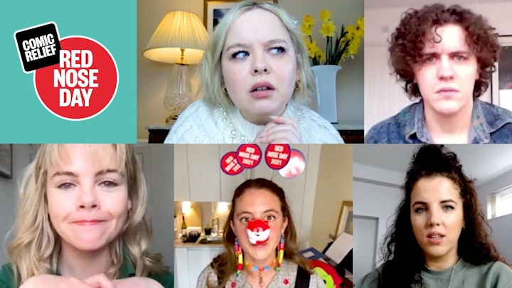 Derry Girls Prepare For Red Nose Day 2021