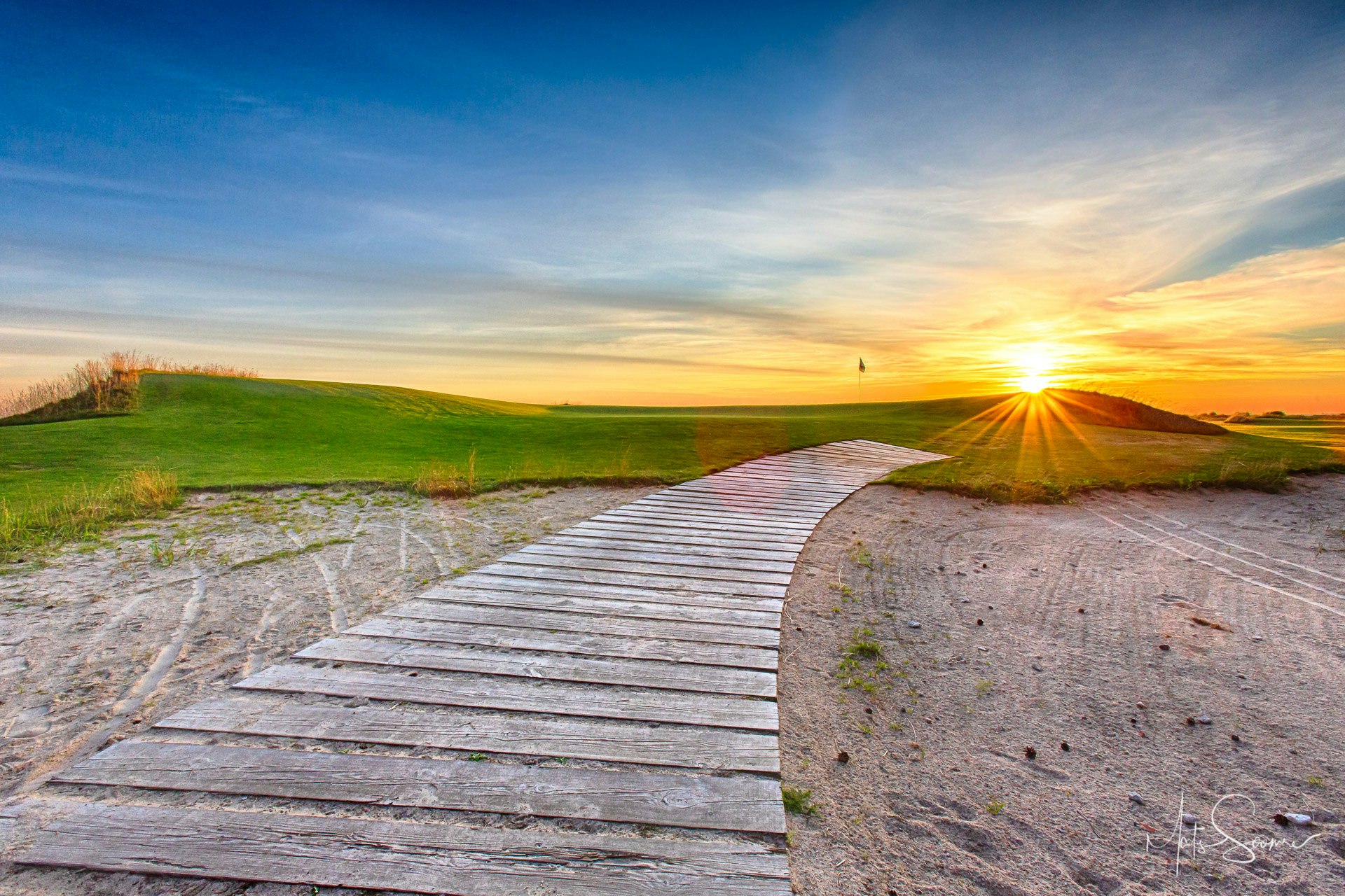 Pärny Bay Golf Links, 18. raja green « Foto: Mats Soomre