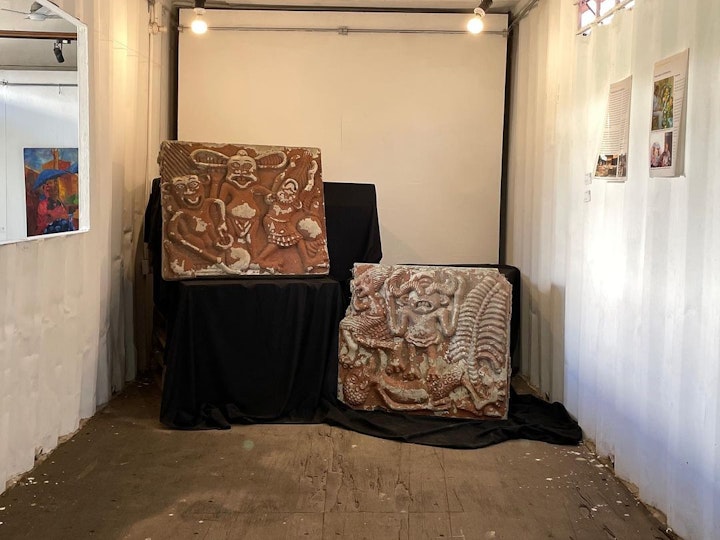 George Lilanga
Shetani
Stucco Friezes